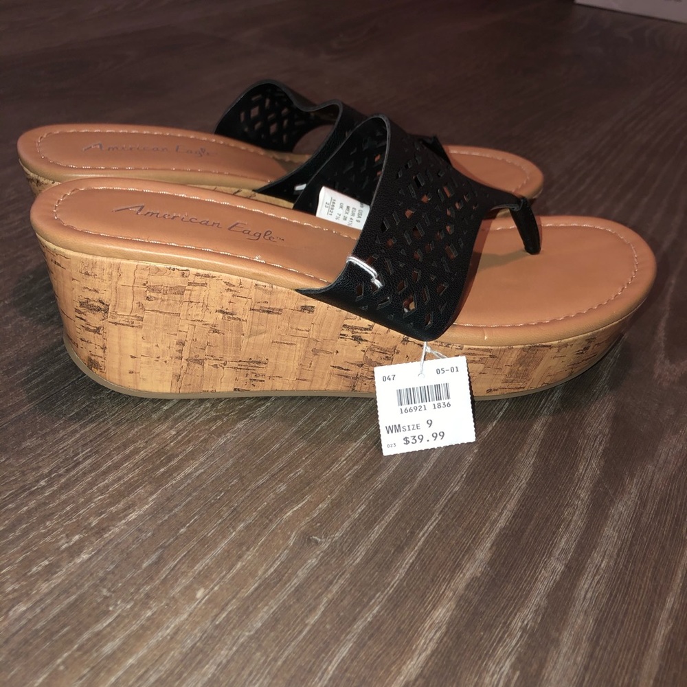 NWT Wedge Sandals